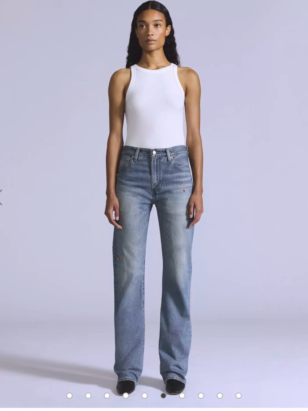 Levi's Japanese Selvedge Women's Straight Leg Jeans - Blue